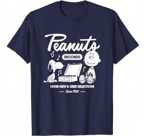 Peanuts - Snoopy Charlie Brown Record T-Shirt